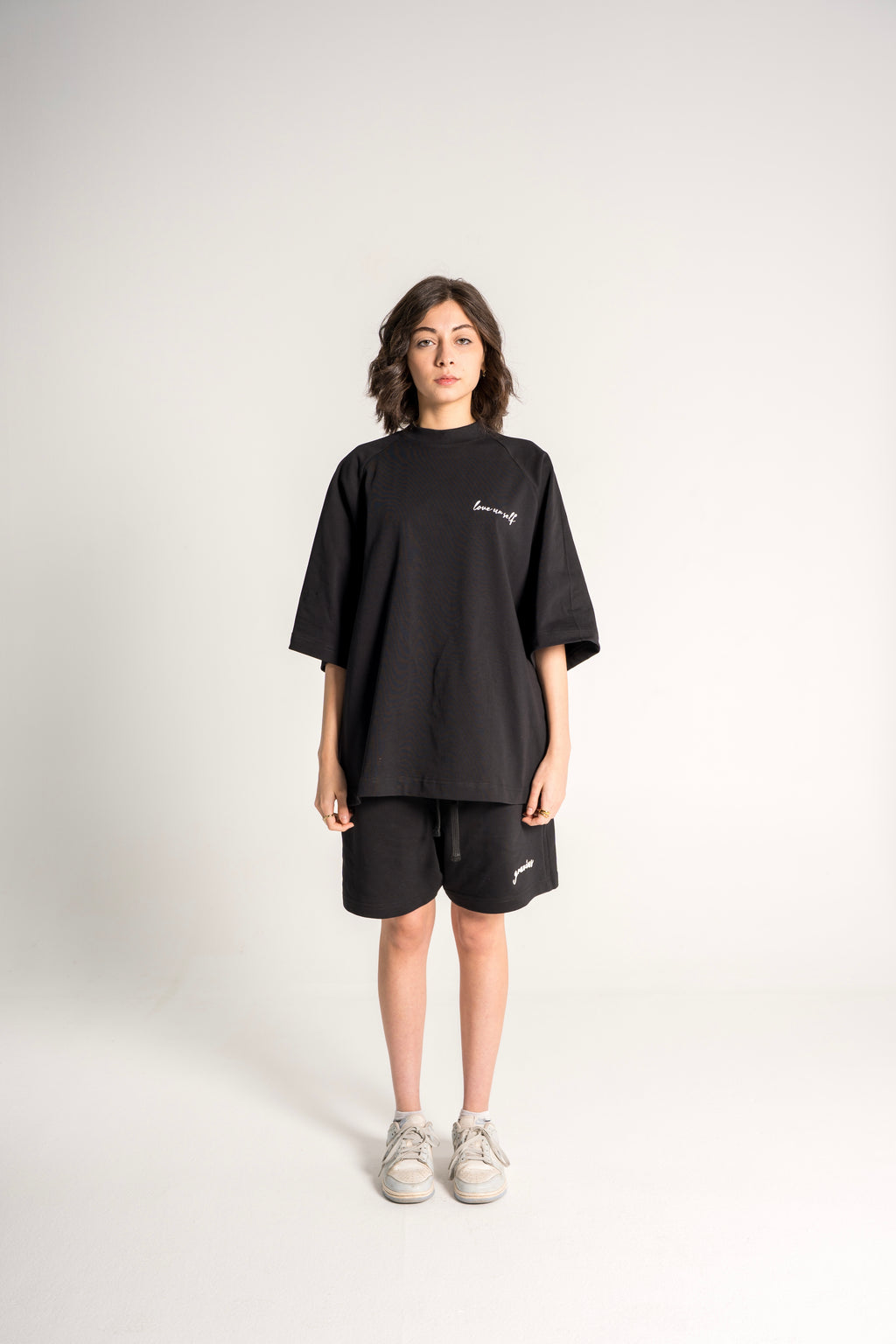 Black “Love Ur Self” Boxy Tee